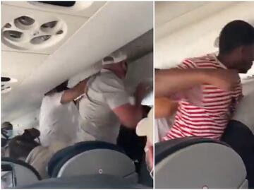 Video. Pasajeros se golpean en pleno vuelo en EU durante disputa por asiento