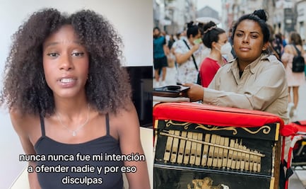 Modelo extranjera que criticó a los organilleros se disculpa en redes: ‘’Recibí amenazas violentas’’. VIDEO