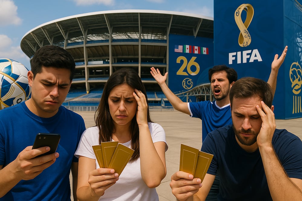 Escándalo por boletos del Mundial: ¿Dónde quedaron las entradas de $21 dls prometidas por la FIFA? Imagen creada con IA