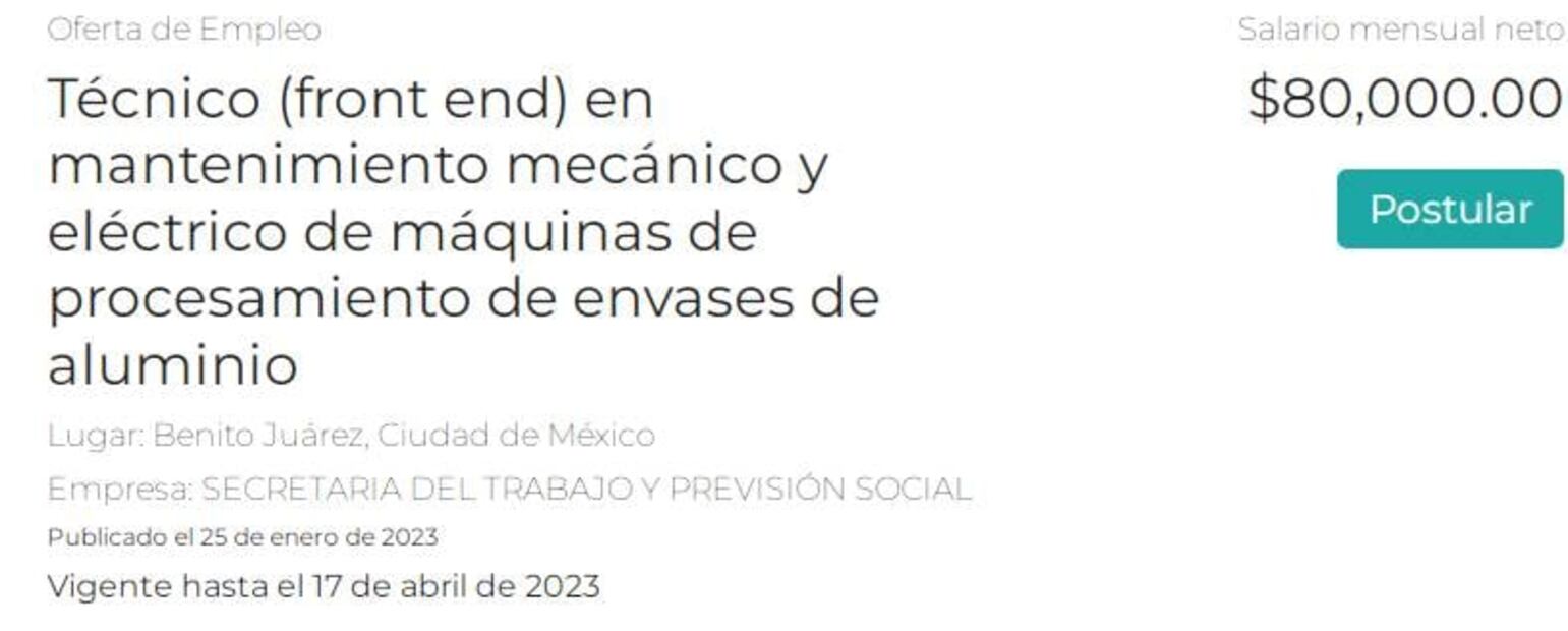 Buscan técnicos en mantenimiento mexicanos para trabajar en EU por $80,000 al mes