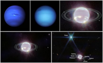 James Webb capta la vista más impresionante de los anillos de Neptuno en décadas