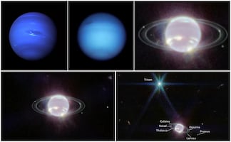 James Webb capta la vista más impresionante de los anillos de Neptuno en décadas