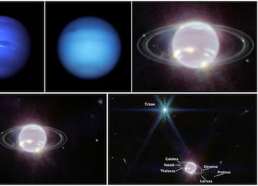 James Webb capta la vista más impresionante de los anillos de Neptuno en décadas