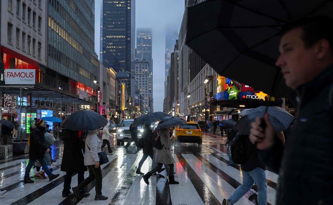 Tormenta invernal en Estados Unidos deja al menos 3 muertos y cortes de electricidad. Foto: AFP
