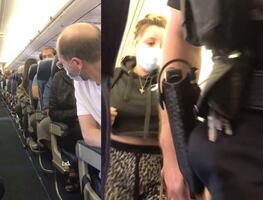 Pasajera agrede a azafata en avión; la deja sangrando y sin dos dientes