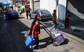 Gaza se queda sin agua por falta de energía en medio de bombardeos