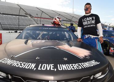 Hallan soga en garage de 'Bubba' Wallace, piloto afroamericano de NASCAR