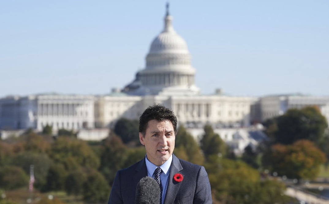 Justin Trudeau solicita a Israel "una pausa humanitaria" para la llegada de ayuda a Gaza. Foto AP