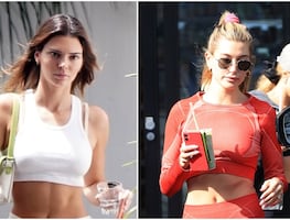 Kendall Jenner y Hailey Bieber arrasan con leggings en Los Ángeles