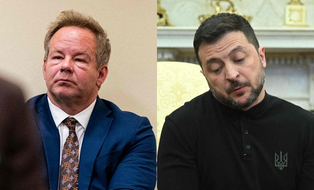 Tunden en redes a periodista que criticó a Zelenski por no usar traje y cuestionan su "elegancia". Foto: AFP