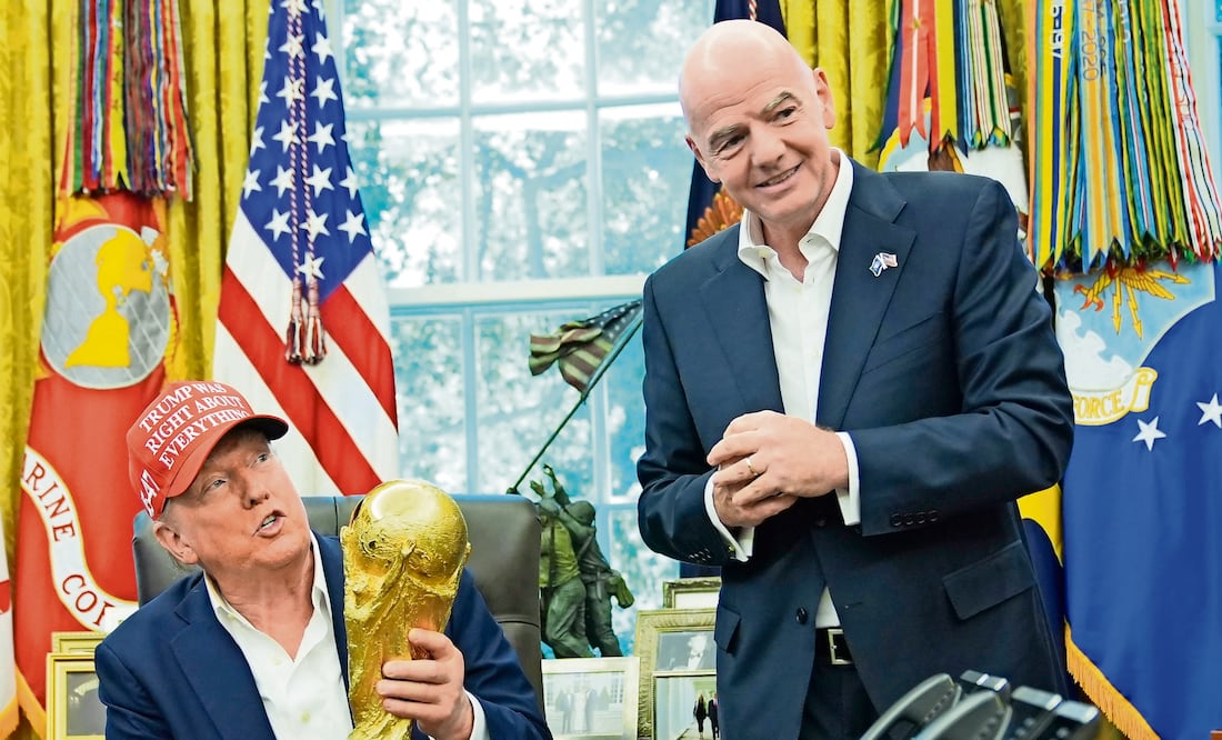 Mundial 2026: Trump amenaza con quitar partidos a ciudades demócratas y la FIFA responde. (AP Foto/Jacquelyn Martin)?