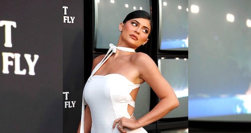 Kylie Jenner impacta con vestido ‘backless’ en alfombra de Netflix