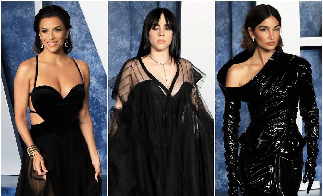 Los looks negros dominaron la entrega del Oscar 2023. Foto: AFP/EFE