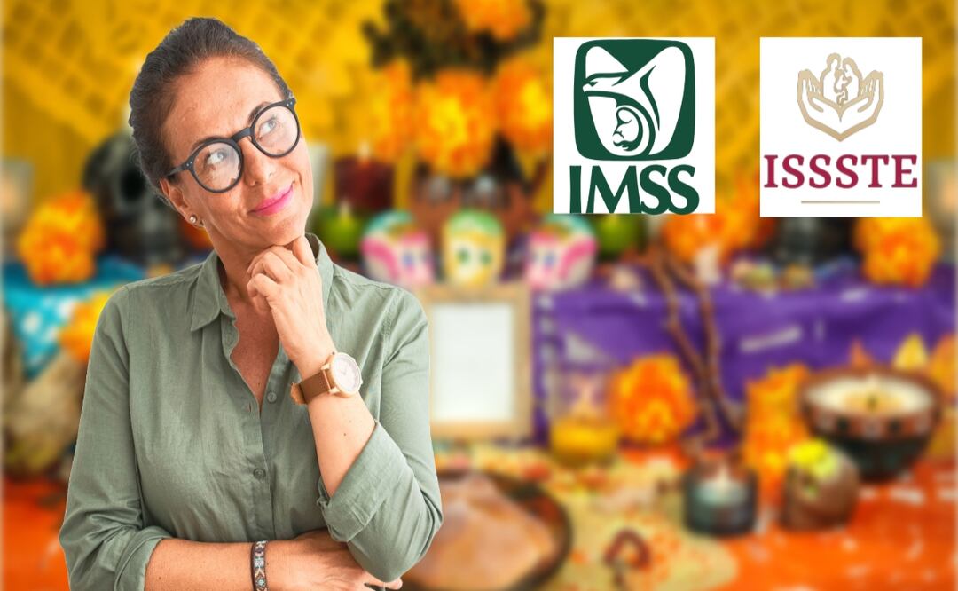 Pensión IMSS e ISSSTE. ¿Se adelantan o atrasan los pagos en noviembre por Día de Muertos? Foto: iStock / agcuesta / AaronAmat / IMSS / ISSSTE