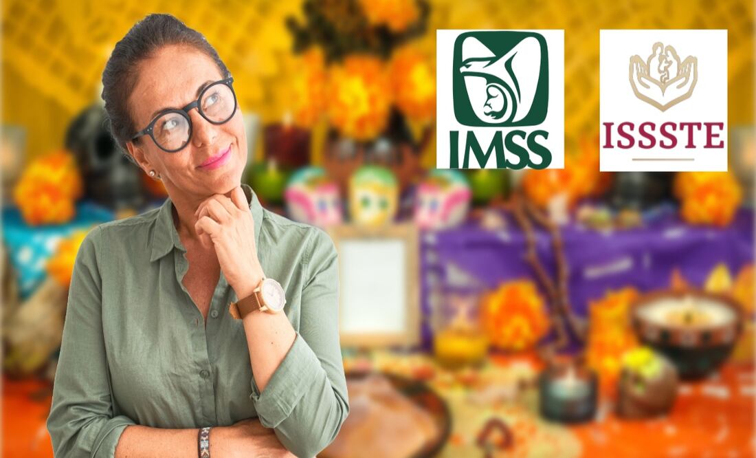 Pensión IMSS e ISSSTE. ¿Se adelantan o atrasan los pagos en noviembre por Día de Muertos? Foto: iStock / agcuesta / AaronAmat / IMSS / ISSSTE
