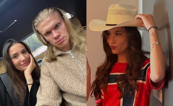 Erling Haaland sorprende al revelar cómo pasa el tiempo con su pareja cuando nadie los ve