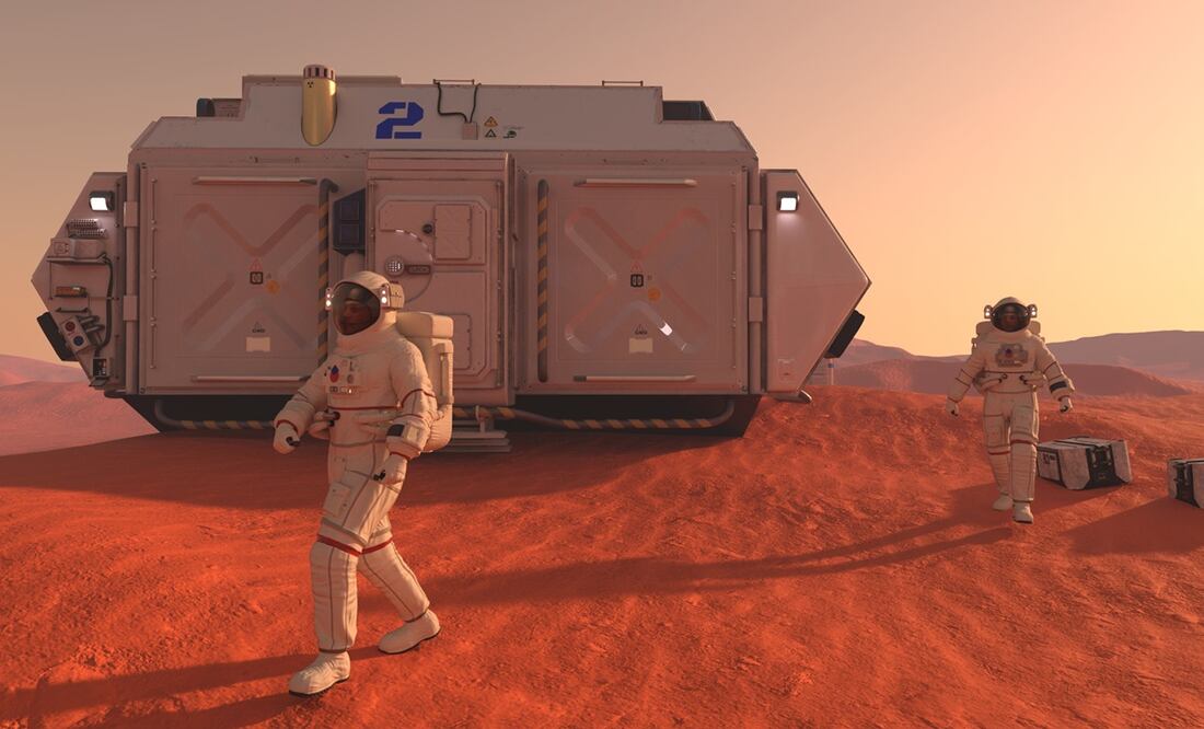 La NASA crea un hábitat con impresora 3D para simular la vida en Marte. Foto: iStock / e71lena