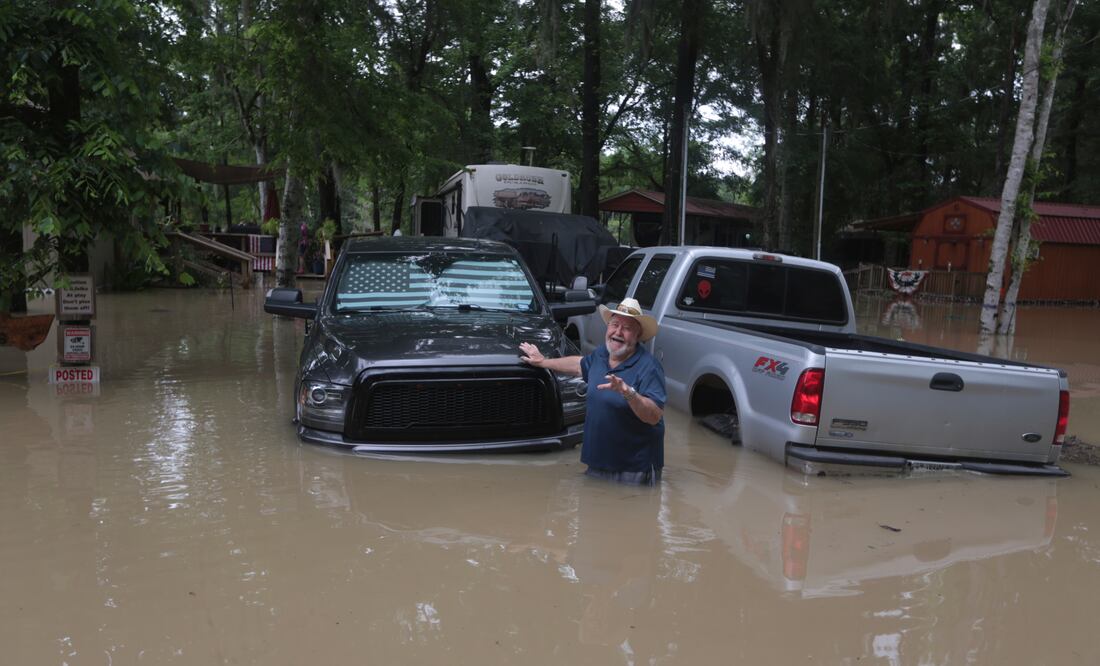 Las torrenciales lluvias no dan tregua en Texas y provocan dramáticas inundaciones. Foto: AP
