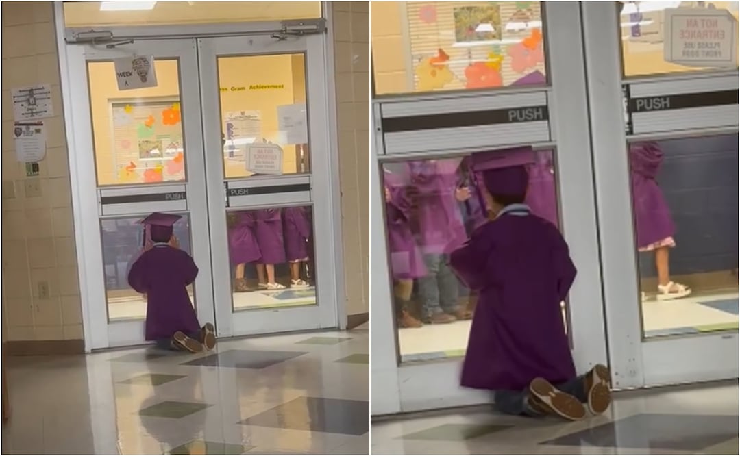 Niño fue encerrado en biblioteca y excluido de su graduación de Kinder: "Es demasiado hiperactivo".Foto: FB-Nallely Esquivel