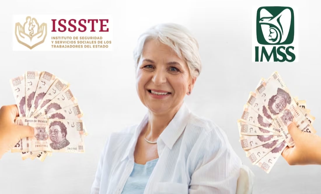 IMSS e ISSSTE: ¿Qué pensionados recibirán aguinaldo por adelantado? Fecha exacta y monto. Foto: IMSS / ISSSTE / Adobe