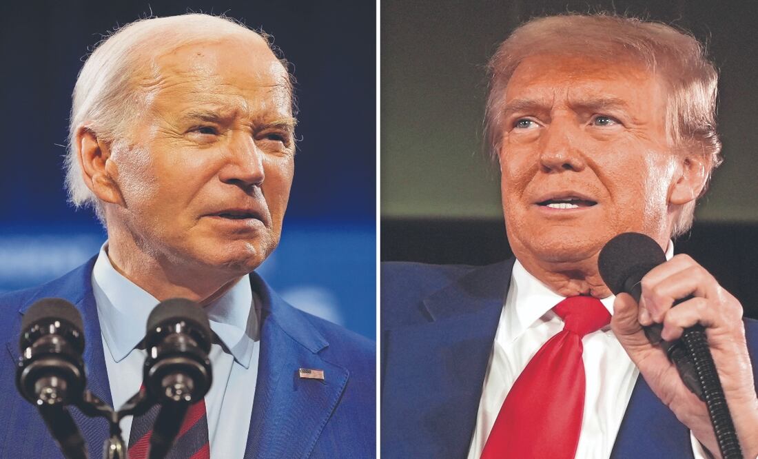Biden habla por teléfono con Trump después de haber sido tiroteado en un mitin. Foto: AP