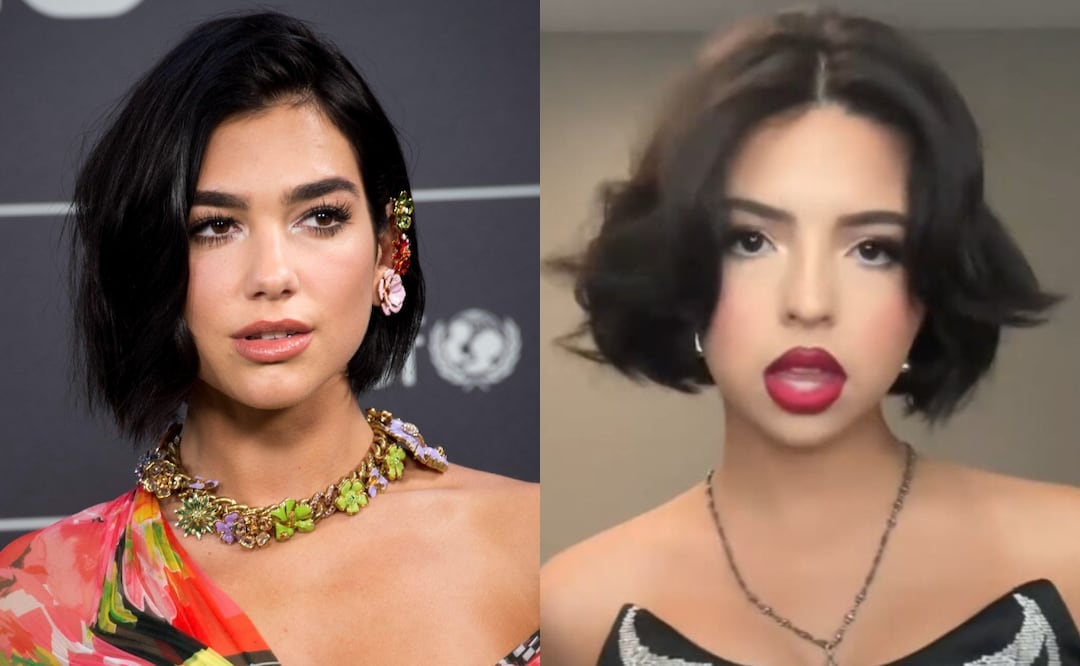 Ángela Aguilar asegura que Dua Lipa copió su look y las redes le responden: "Pero Dua sí se casó en Mayo". VIDEO. Foto: EFE/Luca Piergiovanni /  tomada de TikTok @angelaaguilar_