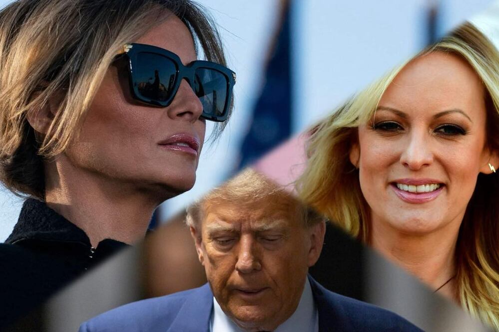 Revelan reacción de Melania ante escándalo de Stormy Daniels y Donald Trump. Foto: AP/EFE/AFP