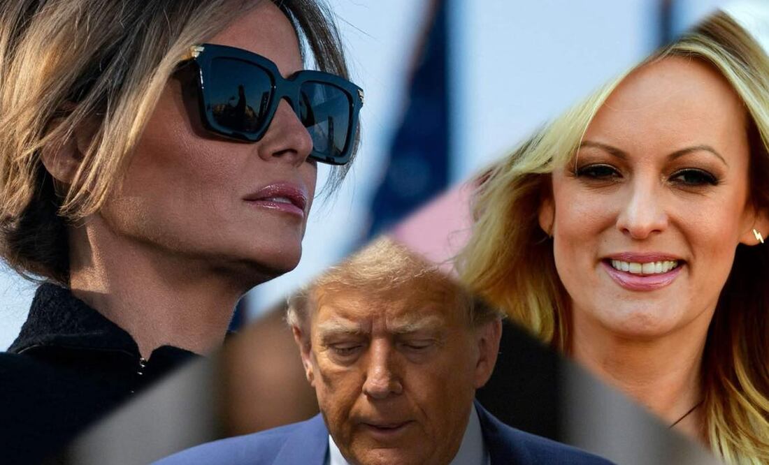 Revelan reacción de Melania ante escándalo de Stormy Daniels y Donald Trump. Foto: AP/EFE/AFP