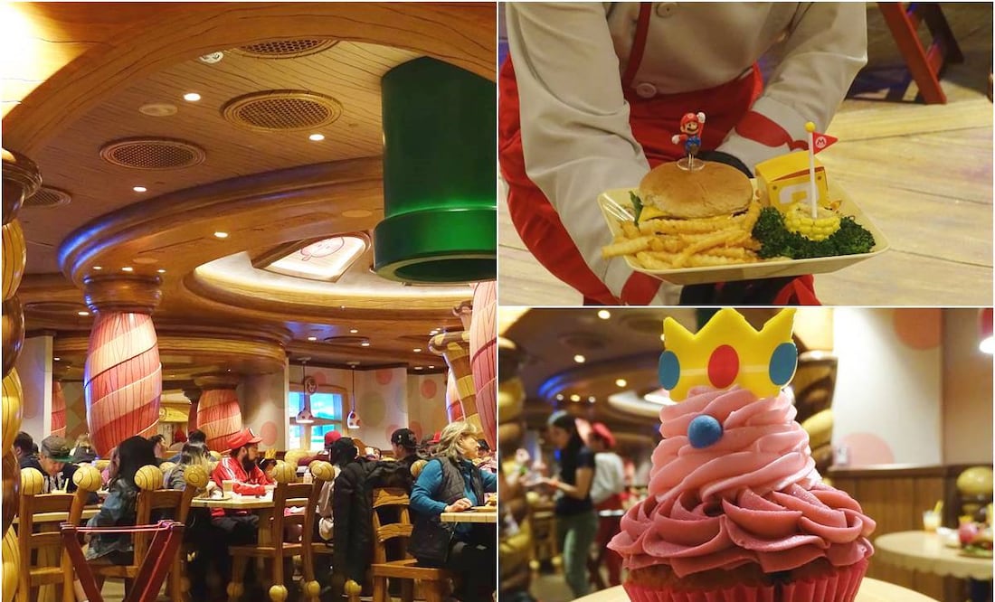 Toadstool Café se encuentra en el área temática Super Nintendo World en Universal Studios Hollywood. Foto: Pamela Benítez/Vive USA