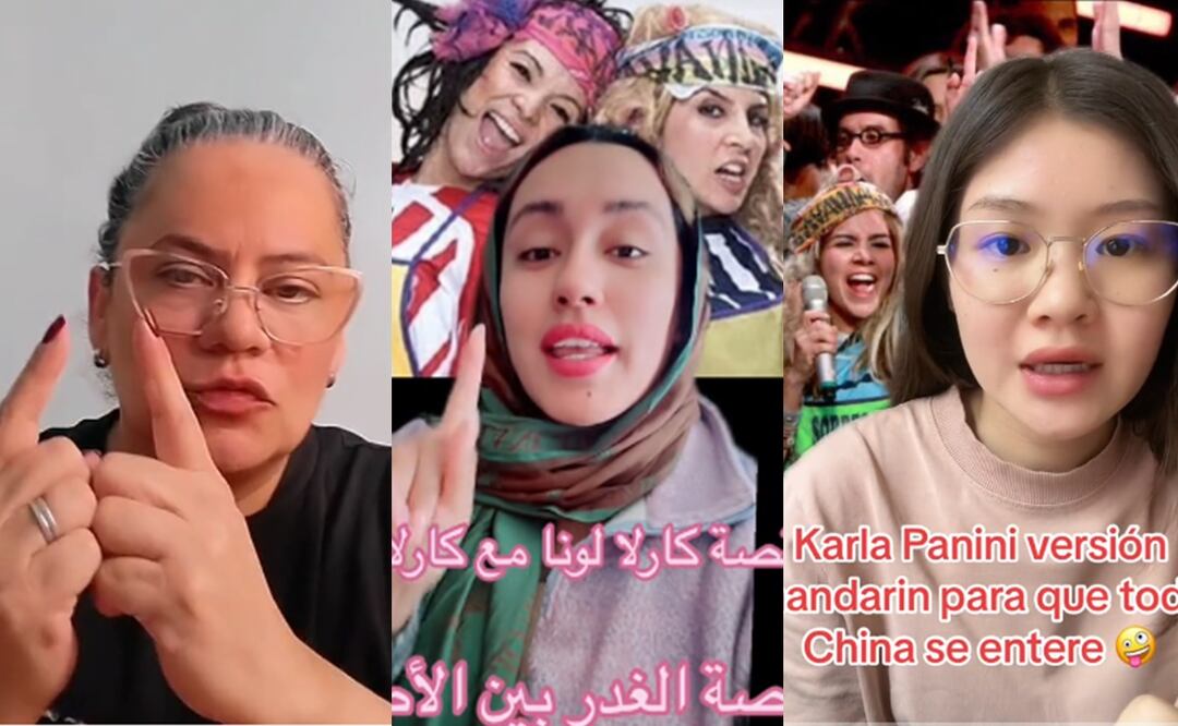 Usuarios explican caso Karla Panini en lengua de señas, árabe, chino e italiano; ‘’que todo el mundo se entere’’. Foto: Captura TikTok