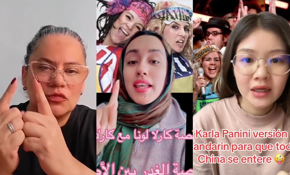 Usuarios explican caso Karla Panini en lengua de señas, árabe, chino e italiano; ‘’que todo el mundo se entere’’. Foto: Captura TikTok
