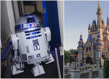Hombre se hace pasar por empleado de Disney para robar réplica de R2-D2