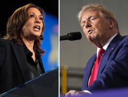 Harris aventaja a Trump a nivel nacional a cuatro semanas de las elecciones, según encuesta