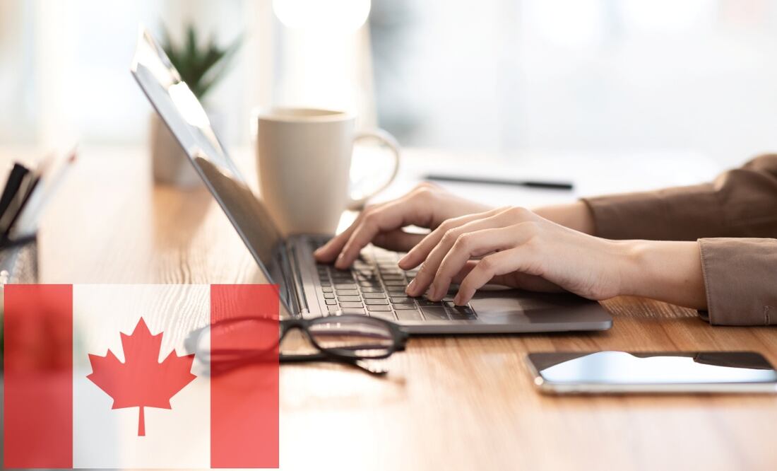 El trabajo remoto en Canadá es de tiempo completo. Foto: iStock