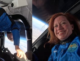 Blue Origin lanza y recupera con éxito su 12.º vuelo tripulado al espacio. VIDEO