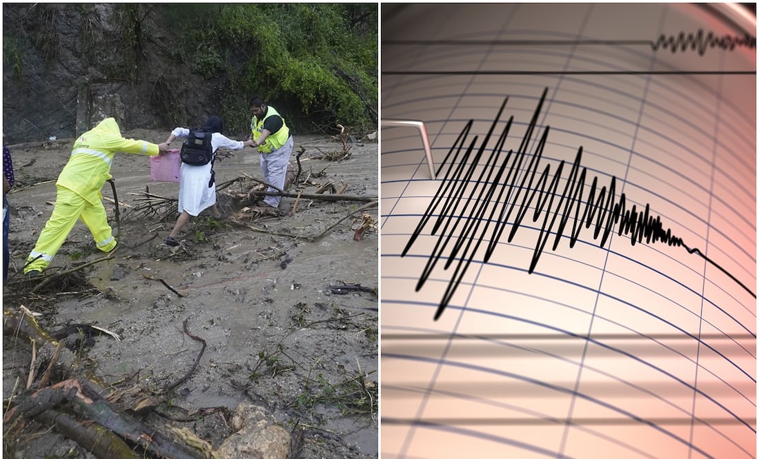 Paso de Otis deja sin alerta sísmica a tres estados de México. Foto: AP/ iSTOCK-Petrovich9