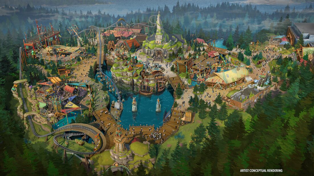Cómo entrenar a tu dragón en Epic Universe. Fotos: Cortesía Universal Orlando Resort.