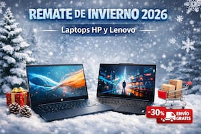 Remate de Invierno 2026: Laptops HP y Lenovo con hasta 30% de descuento directo y envío gratis hoy 