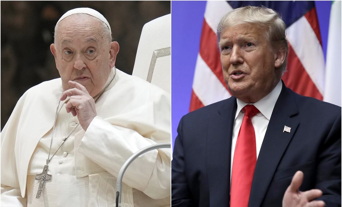 Papa Francisco critica las deportaciones masivas de Trump;  Zar de la frontera de EU responde: "El Vaticano, un estado-ciudad rodeado de muros fortificados". Foto: AP