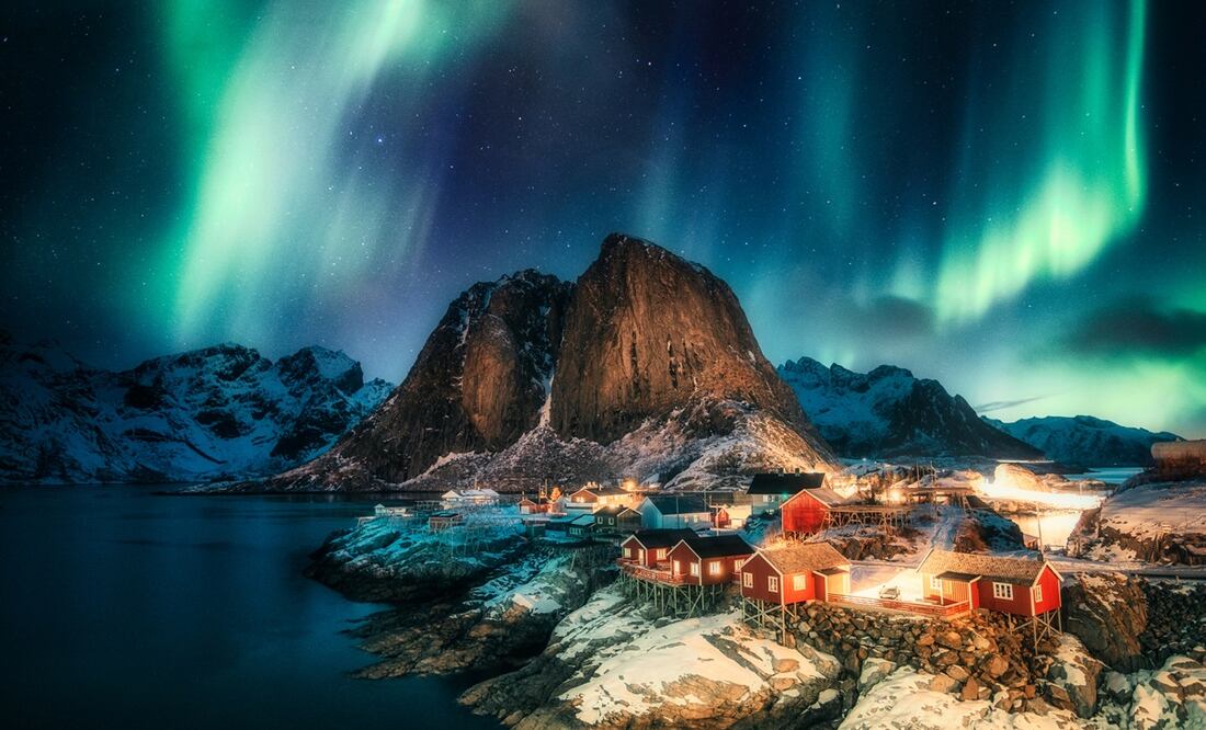 Los mejores días para ver las auroras boreales. Foto:  iStock-Mumemories