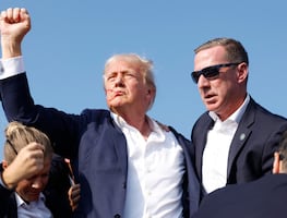 Trump dice que la bala sonó como si fuera "el mayor mosquito del mundo"