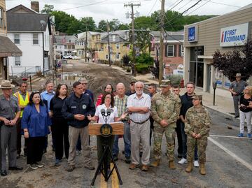 Nueva York, azotada por fuertes lluvias, alerta de nuevas inundaciones "catastróficas"