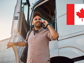 ¡Hay trabajo en Canadá! Lanzan vacantes para choferes de camiones con salario de 76 mil pesos al mes