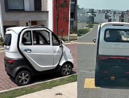 Mexicano pide auto eléctrico y le llega por paquetería; ¿Cuánto cuesta el "carro más pequeño del mundo"?