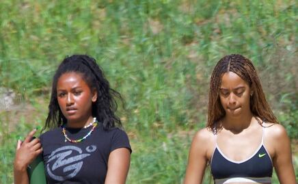 Hijas de Obama se lucen con atuendos deportivos en paseo por LA