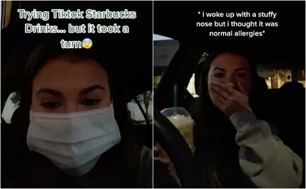 Video. Tiktoker descubre que tiene Covid con bebida de Starbucks