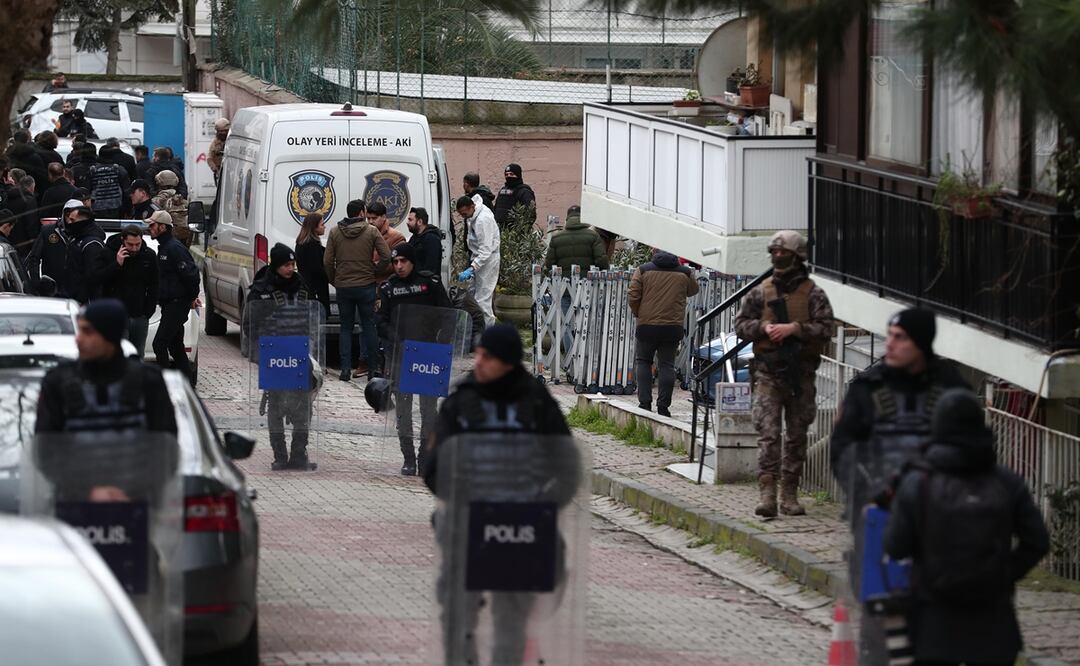 Estado Islámico reivindica ataque contra iglesia católica en Estambul en el que murió una persona. Foto: EFE