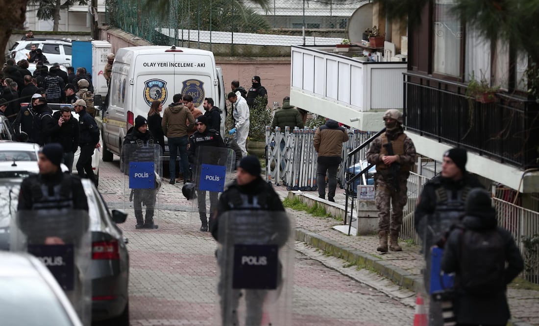 Estado Islámico reivindica ataque contra iglesia católica en Estambul en el que murió una persona. Foto: EFE