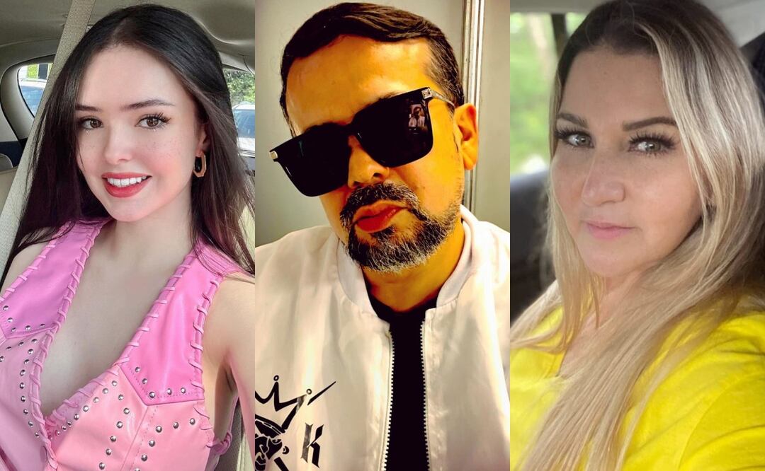 Alicia Villarreal. ¿Cruz Martínez le fue infiel a la "güera" con Germaine Valentina? ¿Quién es? Foto: Instagram @germaineoficial / @mtzcruz / @lavillarrealmx