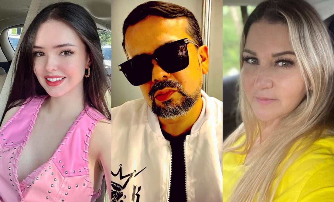 Alicia Villarreal. ¿Cruz Martínez le fue infiel a la "güera" con Germaine Valentina? ¿Quién es? Foto: Instagram @germaineoficial / @mtzcruz / @lavillarrealmx
